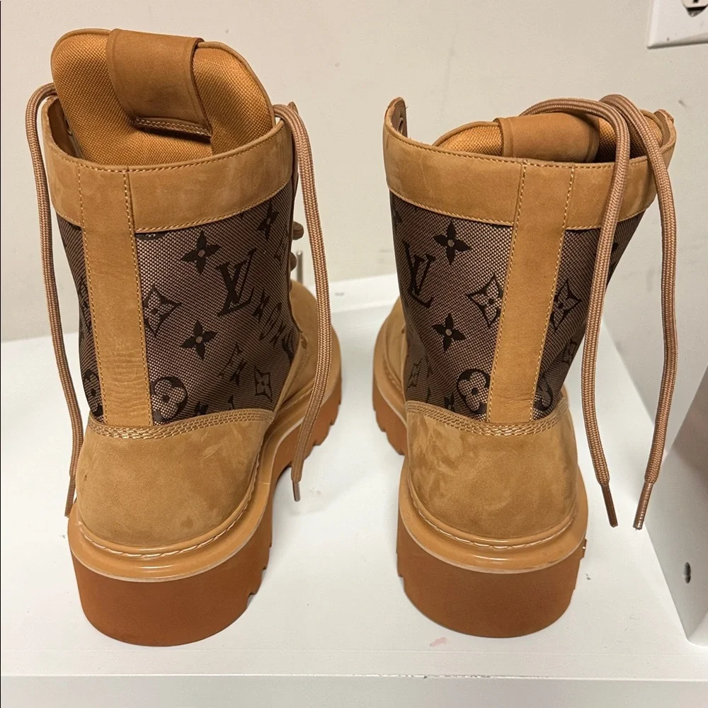 Louis Vuitton Tan and Brown Men's Boots - Picture 6 of 11